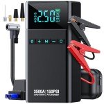 CZKBG 3500A Car Jump Starter & Air Compressor
