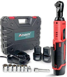 AOBEN 12V Cordless Electric Ratchet Wrench Set