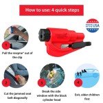 Resqme 3-Pack Emergency Car Escape Tools