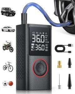 Powools Portable Tire Inflator and Air Pump