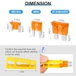 182PCS Mixed Car Fuse Assortment Kit