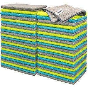 FIXSMITH Pack of 50 Microfiber Cleaning Cloths