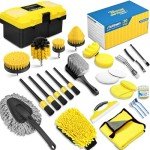 30PCS Car Detailing Brush Kit with Toolbox