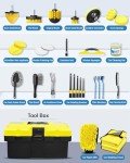 30PCS Car Detailing Brush Kit with Toolbox
