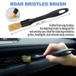 7-Piece Ultra Soft Car Detailing Brush Set