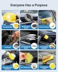 30PCS Car Detailing Brush Kit with Toolbox