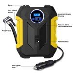 Portable Digital Air Compressor with LED Light