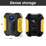 Portable Digital Air Compressor with LED Light