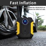 Portable Digital Air Compressor with LED Light