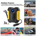 Portable Digital Air Compressor with LED Light