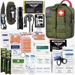 250-Piece Survival First Aid Kit with Molle Pouch