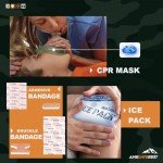 174-Piece Survival Gear Kit for Car Adventures