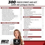 300-Piece Professional First Aid Kit for Car & Travel