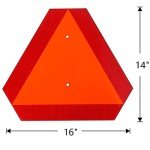 2-Pack Reflective Slow Moving Vehicle Safety Signs