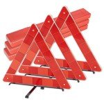 CARTMAN 3 Pack Reflective Safety Warning Triangles