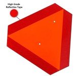 2-Pack Reflective Slow Moving Vehicle Safety Signs