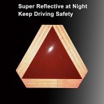 2-Pack Reflective Slow Moving Vehicle Safety Signs