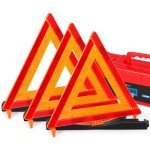 3 Pack Foldable Warning Reflective Triangles
