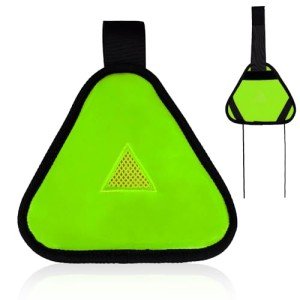 Bright Reflective Triangle Sign for Safety Alerts