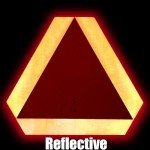 Reflective Aluminum Slow Moving Vehicle Sign