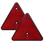 2-Pack Reflective Safety Warning Triangle Signs