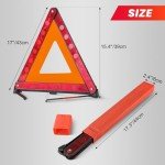 DASBET Roadside Safety Triangles - 3 Pack