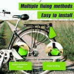 Bright Reflective Triangle Sign for Safety Alerts