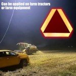 Reflective Aluminum Slow Moving Vehicle Sign