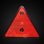 2-Pack Reflective Safety Warning Triangle Signs