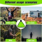 Bright Reflective Triangle Sign for Safety Alerts