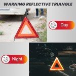 DASBET Roadside Safety Triangles - 3 Pack