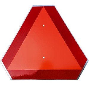 Reflective Safety Sign for Golf Carts