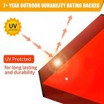 Reflective Slow Moving Vehicle Safety Triangle Sign