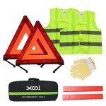 XOOL Roadside Emergency Kit with Warning Triangle
