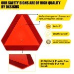 Reflective Slow Moving Vehicle Sign for Safety