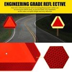 Reflective Slow Moving Vehicle Sign for Safety