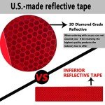 Reflective Safety Sign for Golf Carts