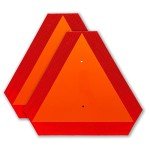 2-Pack Reflective Slow Moving Vehicle Triangle Signs