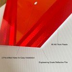 2-Pack Reflective Slow Moving Vehicle Triangle Signs