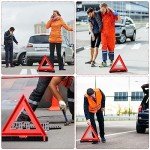 Foldable Emergency Reflective Warning Triangle Set