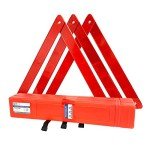 3-Pack Roadside Safety Triangle Set with Case