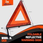 Emergency Roadside Safety Triangle Kit - 3 Pack