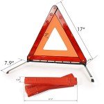 Foldable Reflective Warning Triangles - 3 Pack
