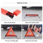 TourKing Foldable Car Emergency Kit with Warning Triangles