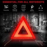 Foldable Reflective Warning Triangles - 3 Pack