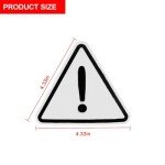 6PCS Reflective Car Safety Triangle Stickers