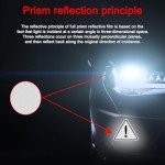 6PCS Reflective Car Safety Triangle Stickers