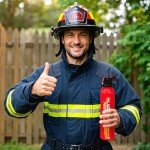 Compact Water-Based Fire Extinguisher for Cars & Homes