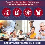 Ougist Portable Fire Extinguisher Set for Vehicles