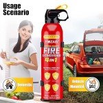 Portable Fire Extinguisher Spray for Car and Home
